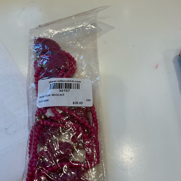 Roller Rabbit Pom Pom necklace de - Picture 1 of 2
